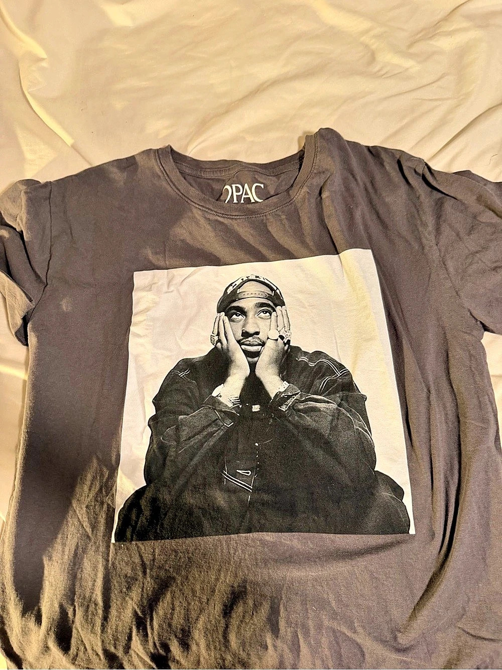 2PAC graphic tee Black & White XXL
